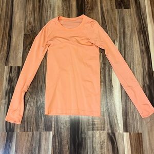 Lululemon Swiftly Tech long sleeve Sunny Coral size 2